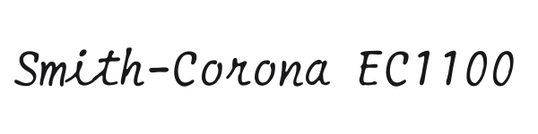 Smith-Corona EC1100 preview