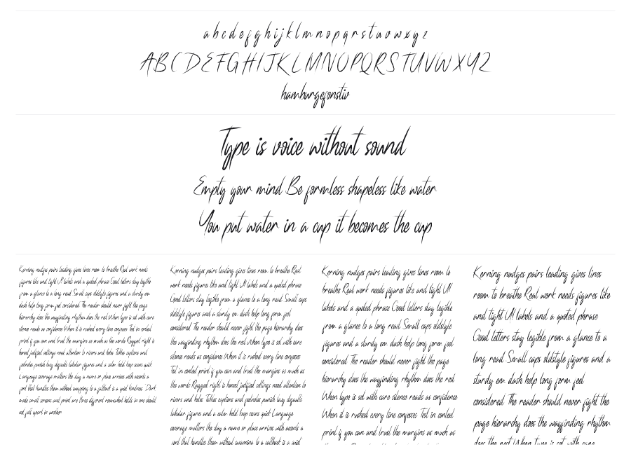 Hellacious specimen sheet