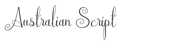 Australian Script preview
