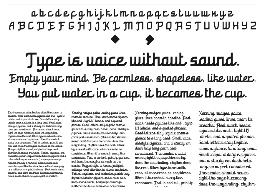 Al Ghazali specimen sheet