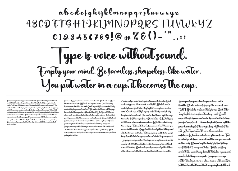 Samandriel specimen sheet