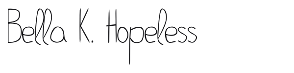 Bella K. Hopeless preview