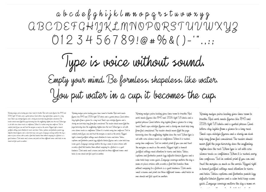 Damia specimen sheet