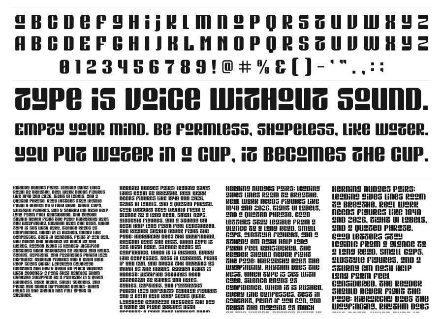 Torsae specimen sheet