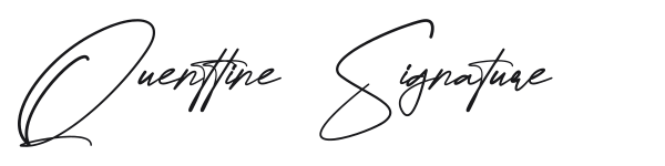 Quenttine Signature preview