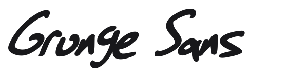 Grunge Sans preview