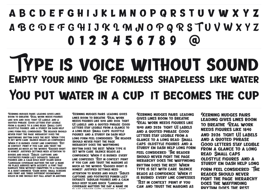 Banthink Clean specimen sheet