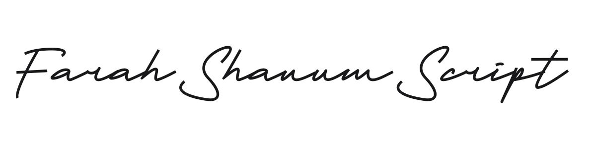 Farah Shanum Script preview