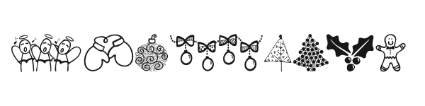 Austie Bost Christmas Doodles preview