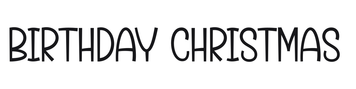 Birthday Christmas preview
