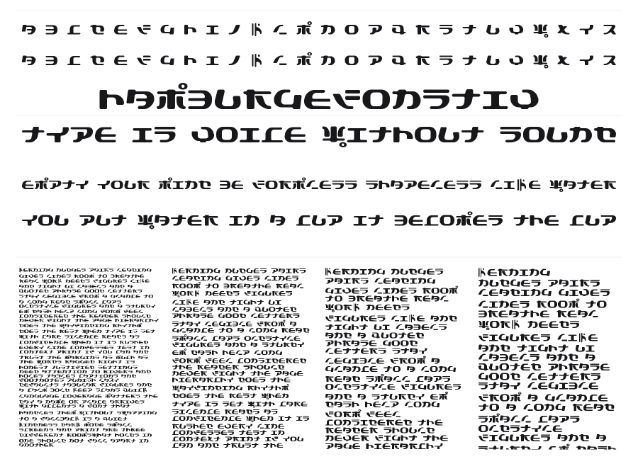 Tokyo Soft specimen sheet