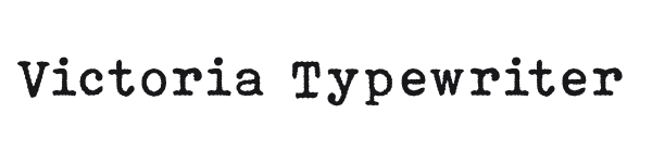 Victoria Typewriter preview