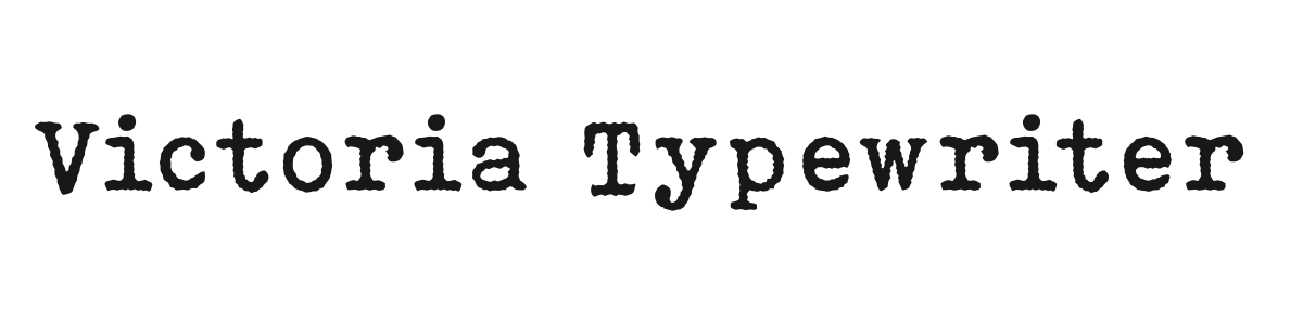 Victoria Typewriter preview