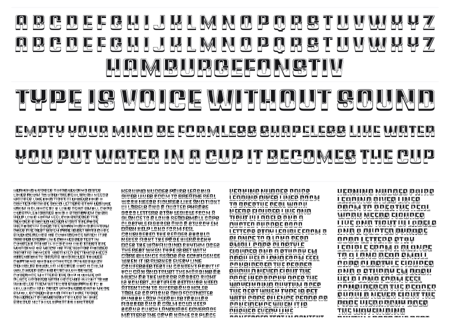 Alarm specimen sheet