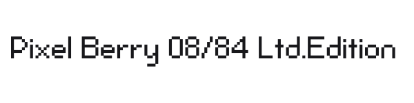 Pixel Berry 08/84 Ltd.Edition preview