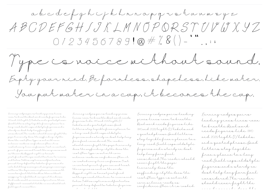 Cheloffia specimen sheet