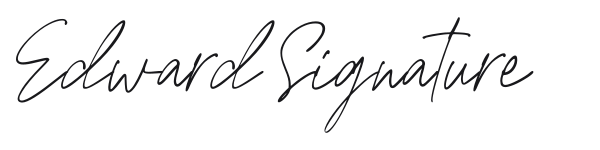 Edward Signature preview