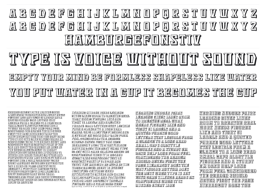Rauk specimen sheet