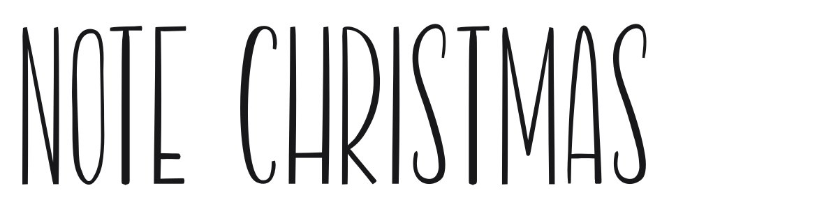 Note Christmas preview