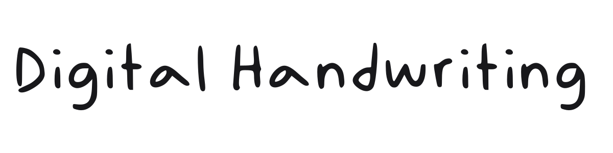 Digital Handwriting preview
