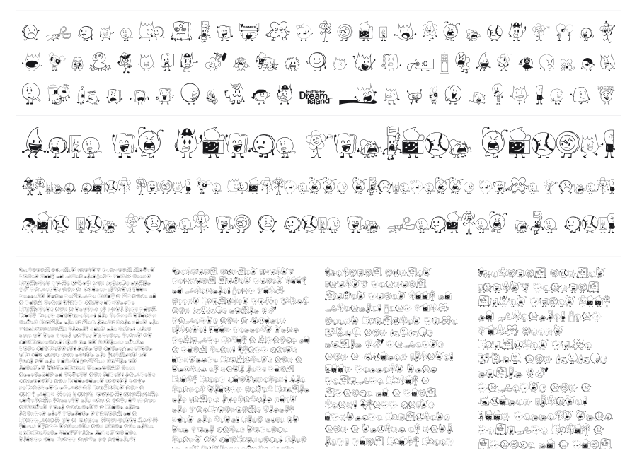 Object Show Ultimate specimen sheet