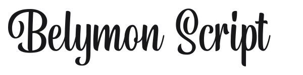 Belymon Script preview