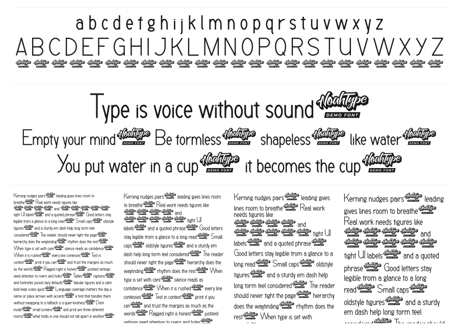 Checklist specimen sheet