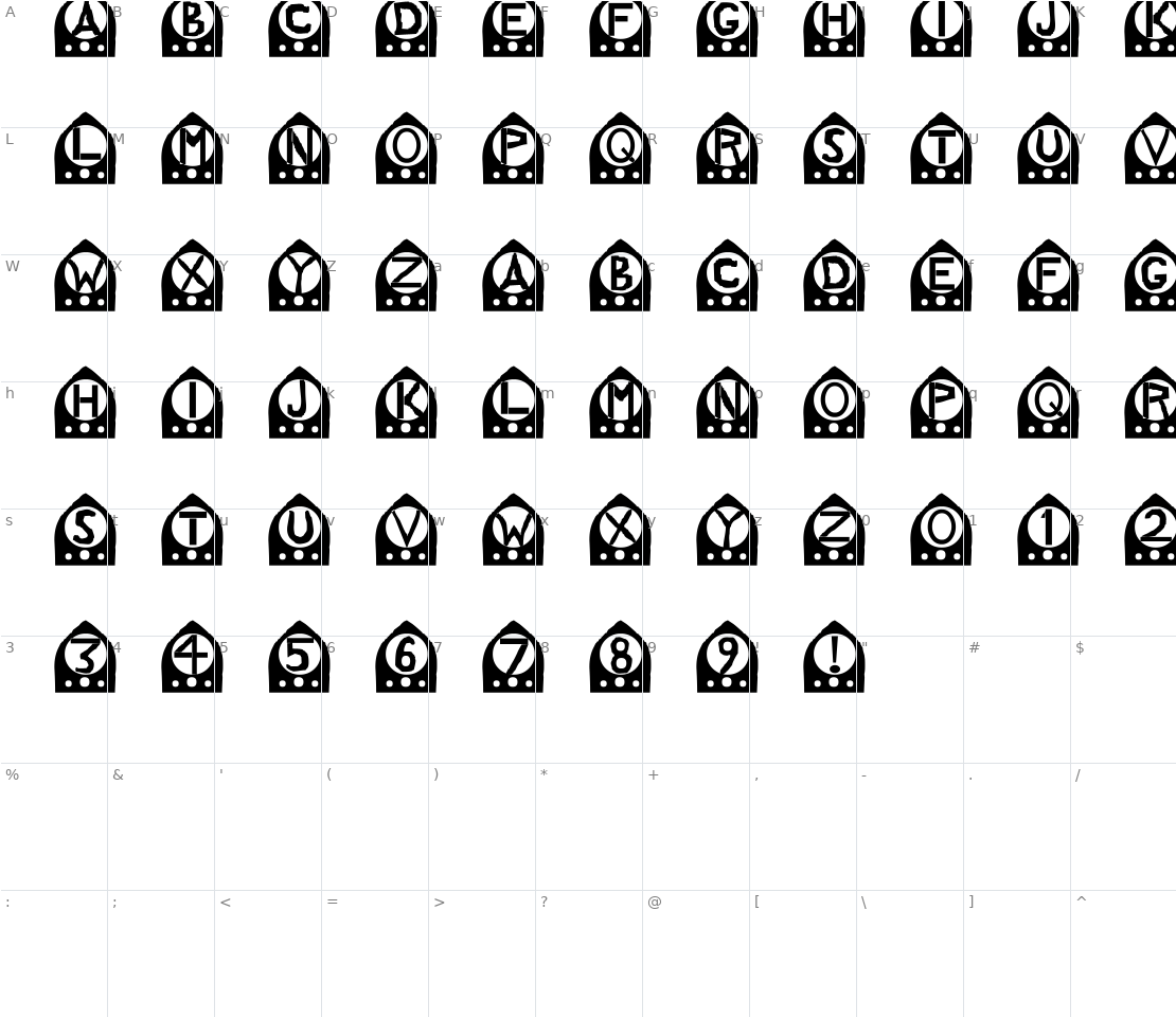 Character set for Old Time Radio