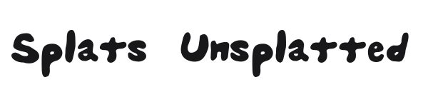 Splats Unsplatted preview