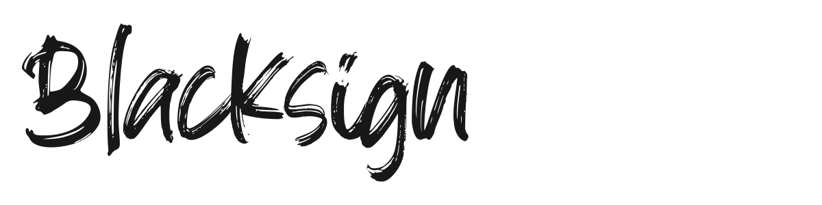 Blacksign preview