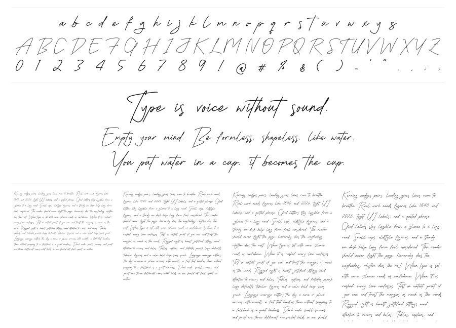 Ballenthing specimen sheet