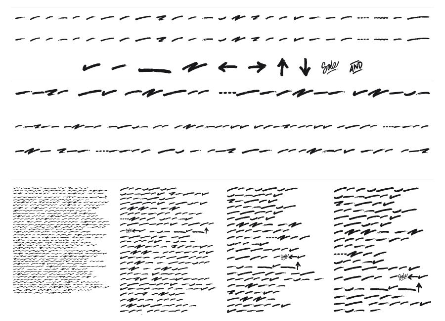 Tagliner specimen sheet