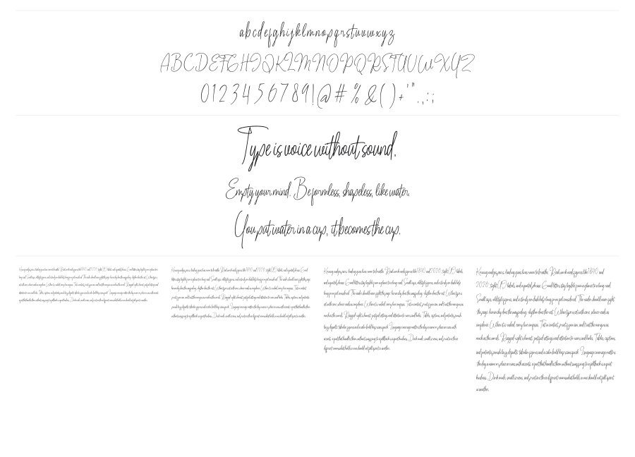 Cremisss specimen sheet