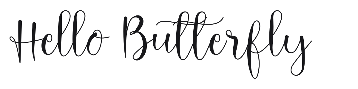 Hello Butterfly – FontToolbox