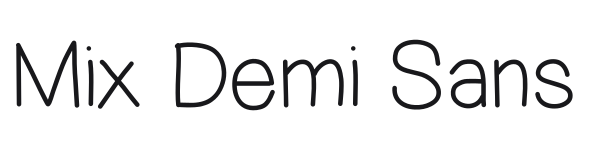 Mix Demi Sans preview