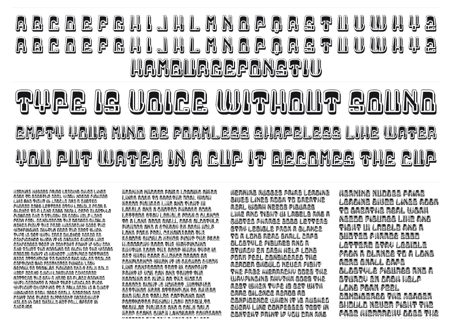 Ragusa specimen sheet