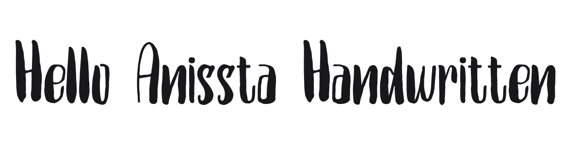 Hello Anissta Handwritten preview