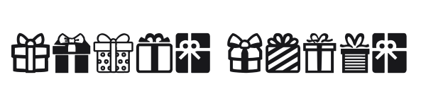Gifts Icons preview