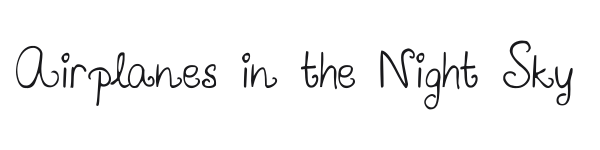 Airplanes in the Night Sky preview