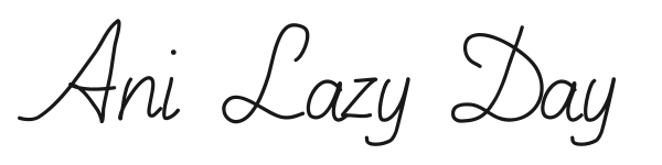 Ani Lazy Day preview