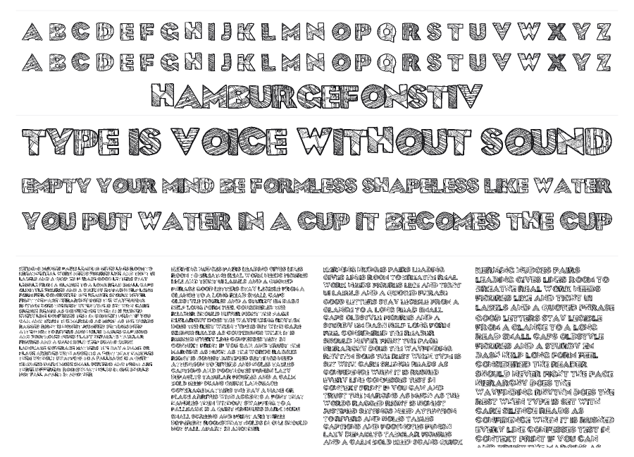 Boards specimen sheet