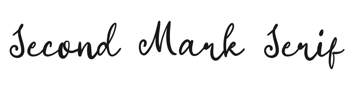 Second Mark Serif preview