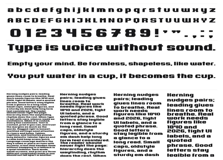 Omsk specimen sheet