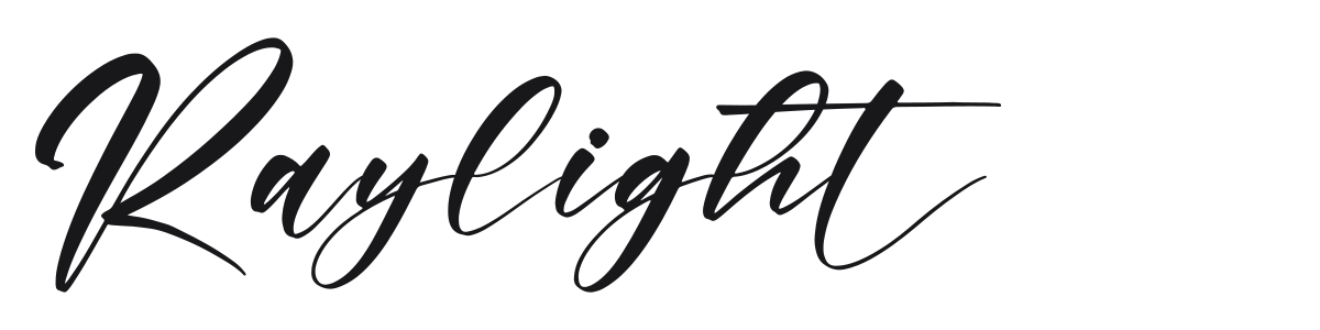 Raybot Lettering Raylight – FontToolbox