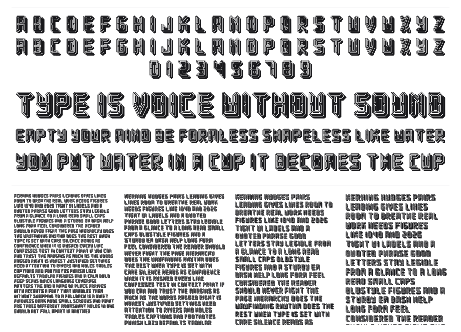 Universal Serial Bus specimen sheet