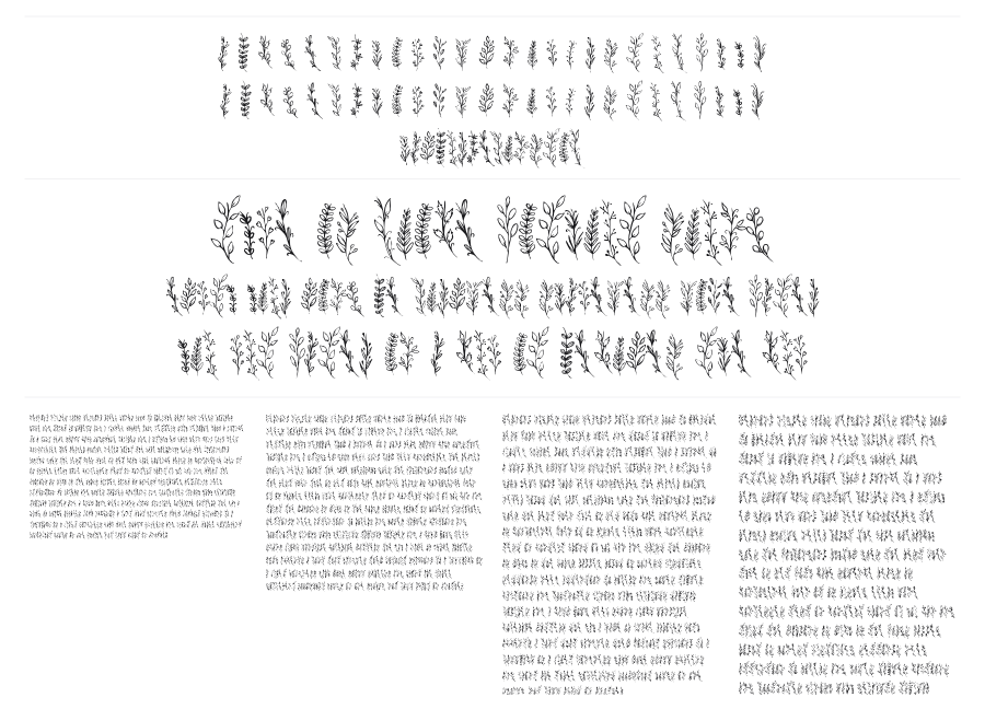 Dedaunan specimen sheet