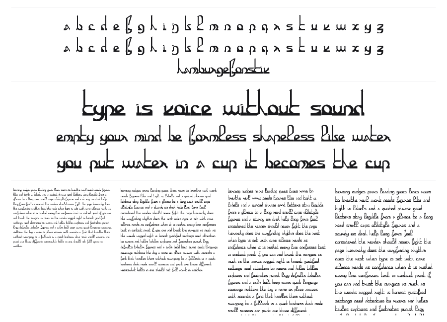 Eurokufic specimen sheet