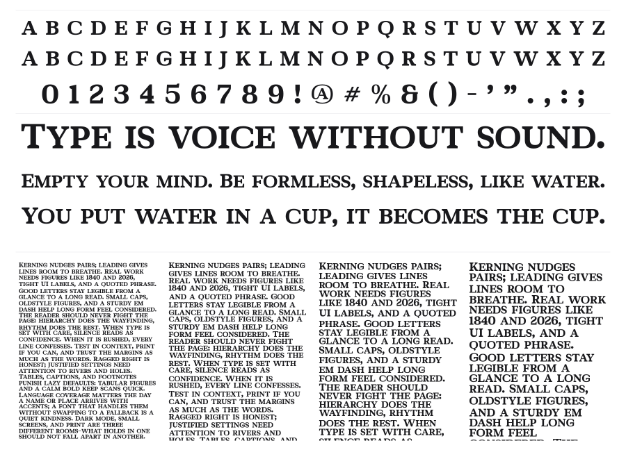 Bartone specimen sheet