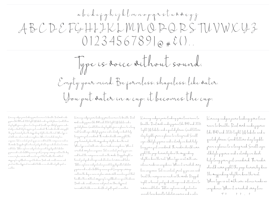 Gumush specimen sheet