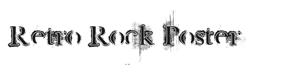 Retro Rock Poster preview
